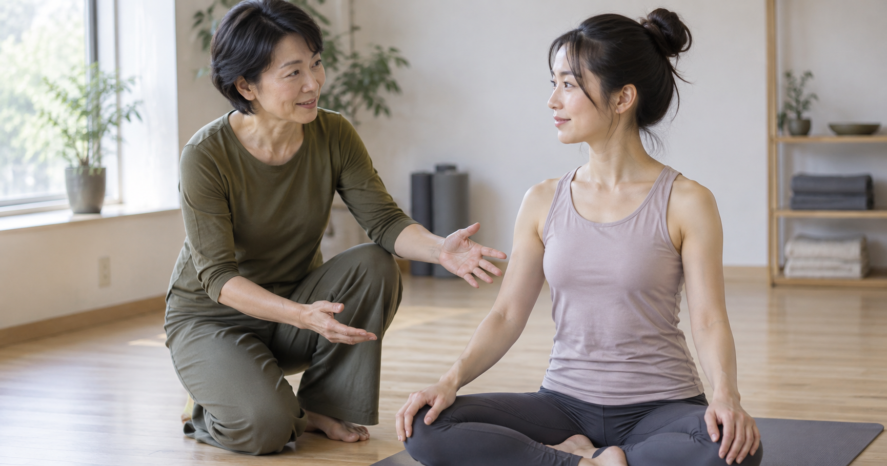 相手の動きを観察する成人のAI生成イメージ