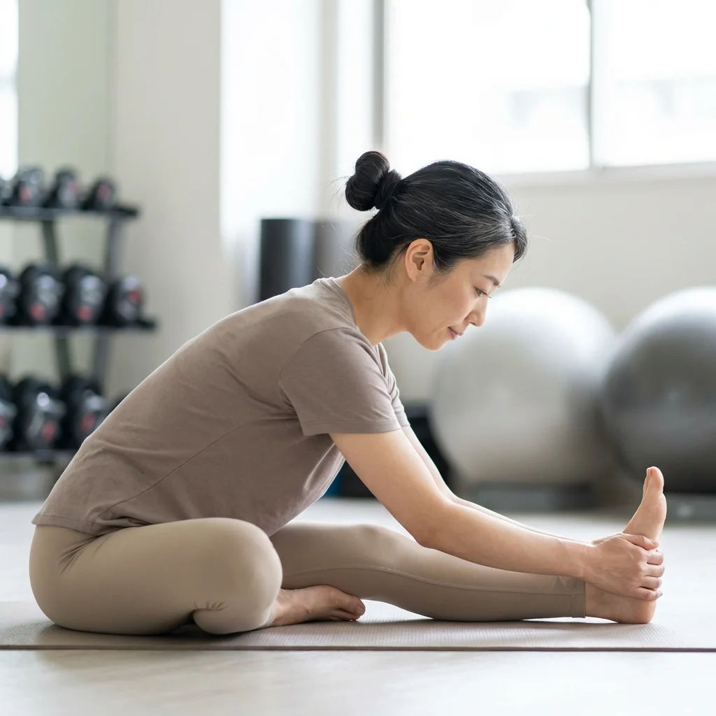 ヨガスクールの比較項目をノートに書き出している手元のクローズアップ