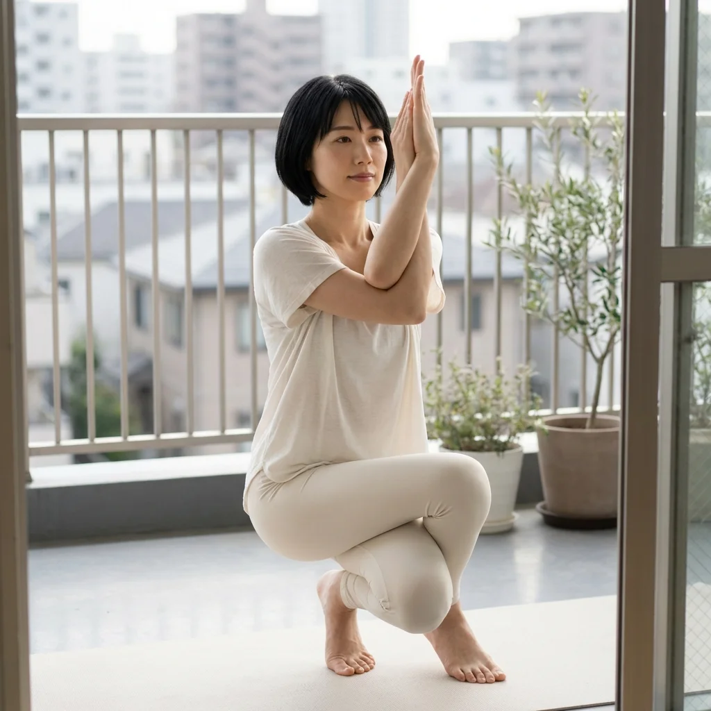 ヨガ資格取得後にインストラクターとして活躍する女性