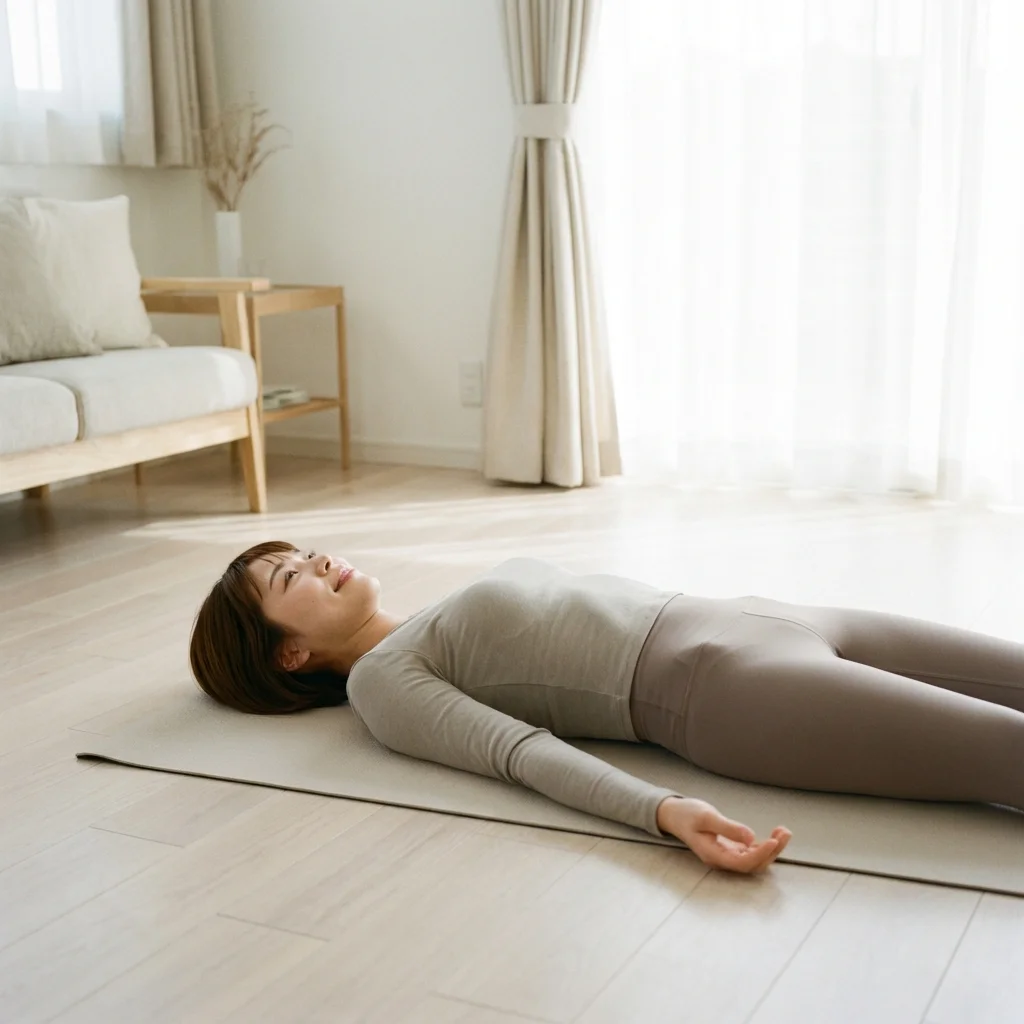 ヨガスクールの卒業後もオンライン講義を活用して学習を続けるインストラクター