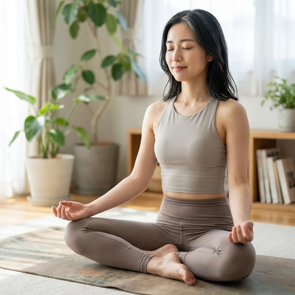 ヨガ資格取得後に実践指導を行う女性インストラクターのイメージ