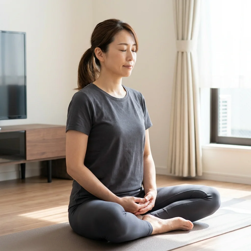 RYT200オンライン学習に取り組む女性の様子