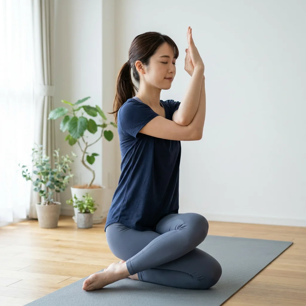 ヨガ資格の学び方をオンラインで進める様子