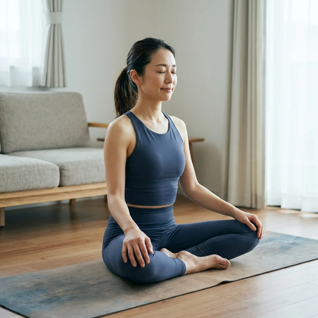 対面実技セッションでポーズの調整を受けている様子